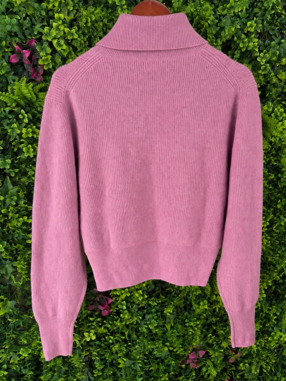 J.Crew 100% Cashmere Turtleneck Sweater NWT | Dusty Mauve | Size Small